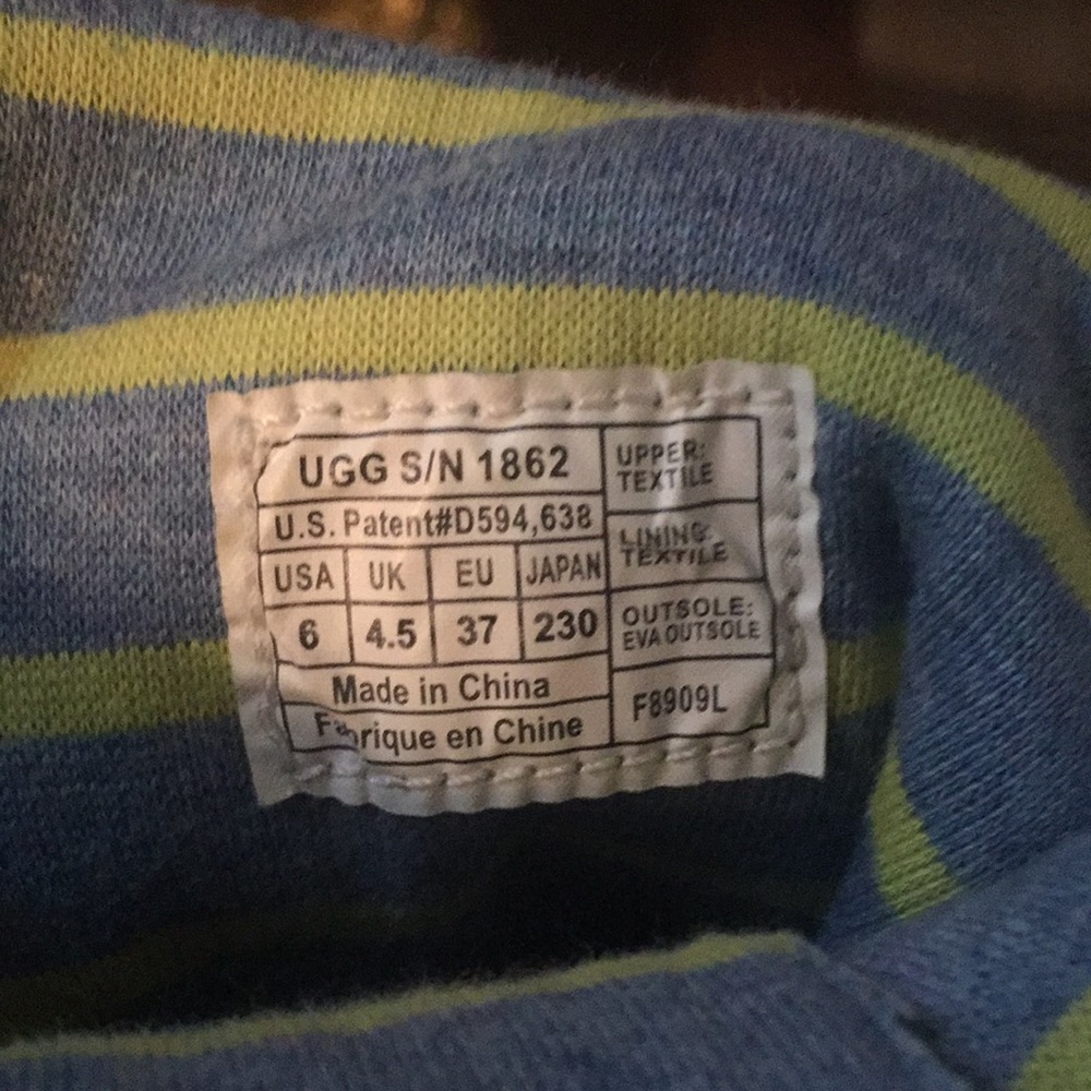 Ladies UGGS denim fold over - Picture 8 of 8